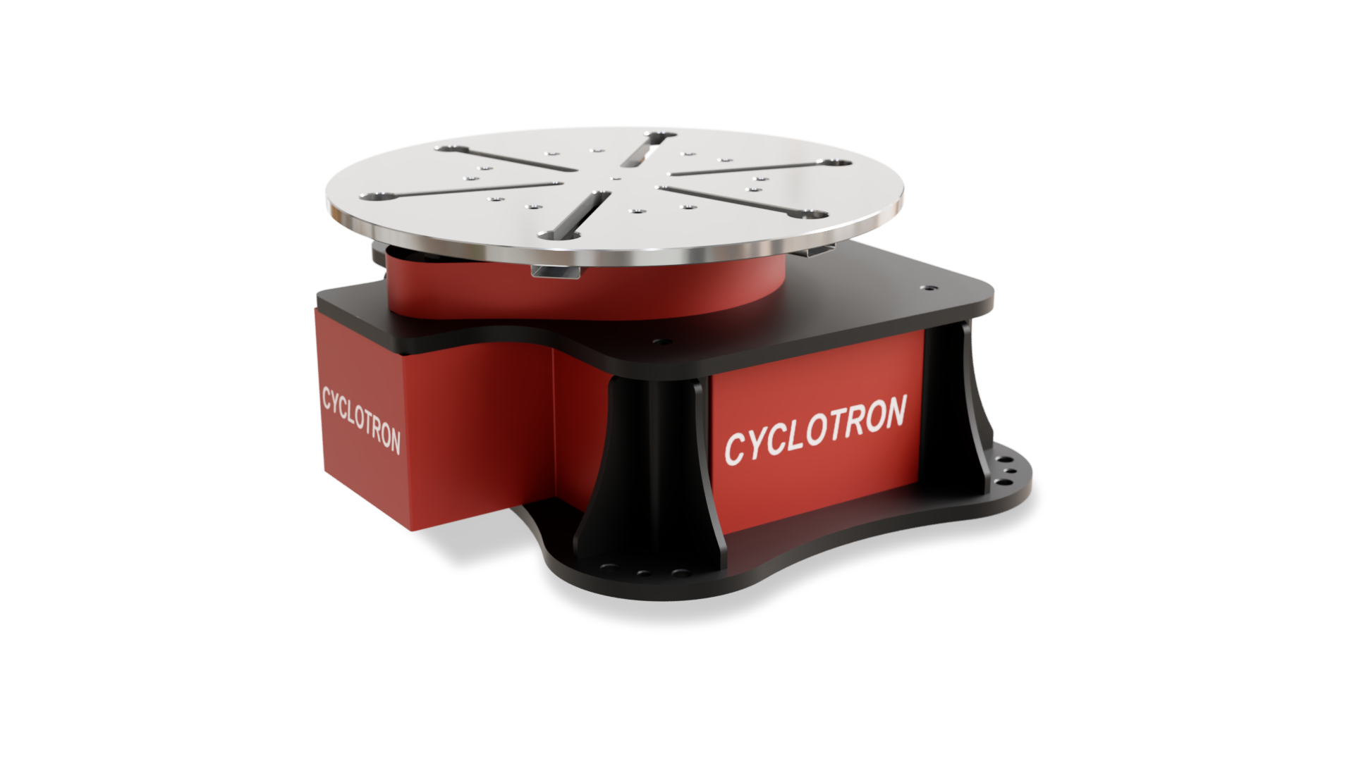 Cyclotron welding turntables