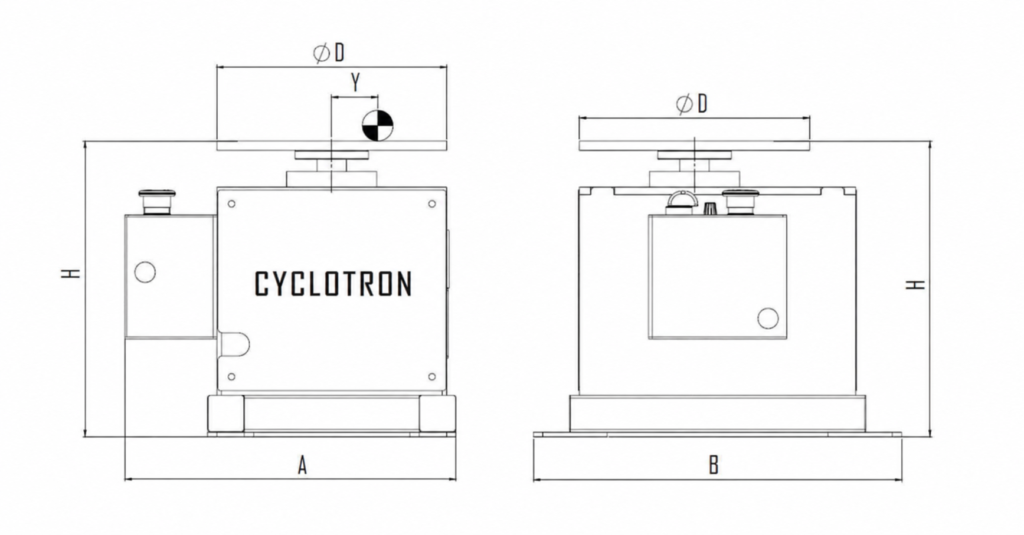 Mini turntable 2d draawing-1