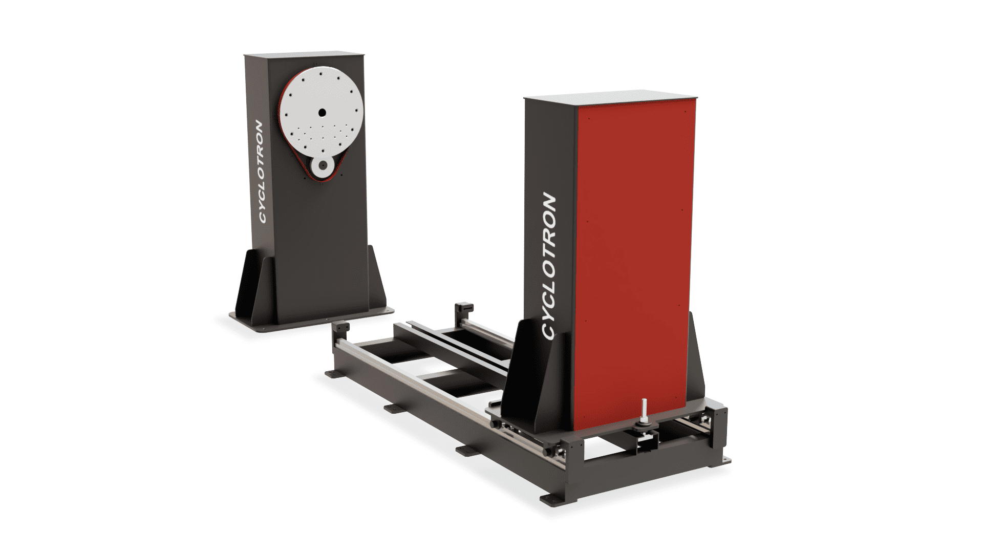 Headstock tailstock welding positioner 1 axis with rail 6