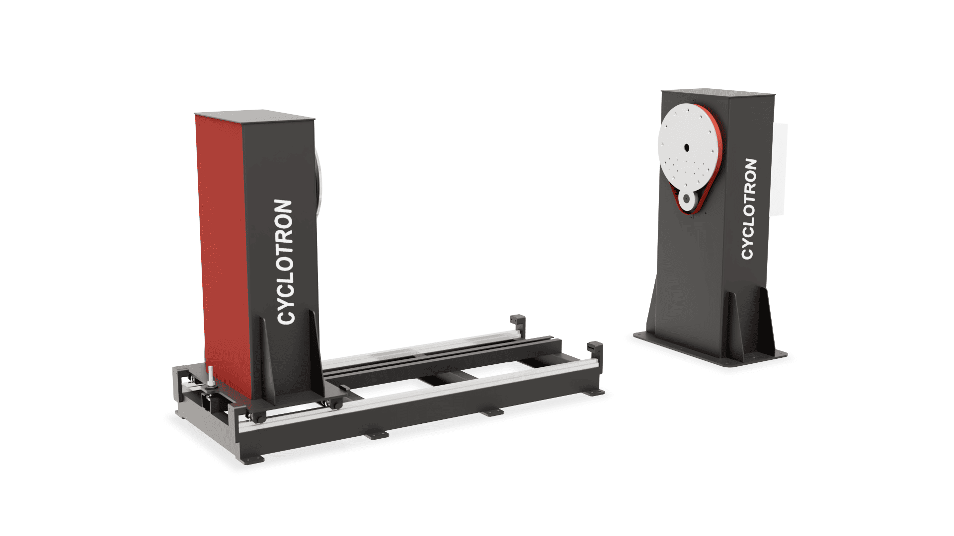 Headstock tailstock welding positioner 1 axis with rail