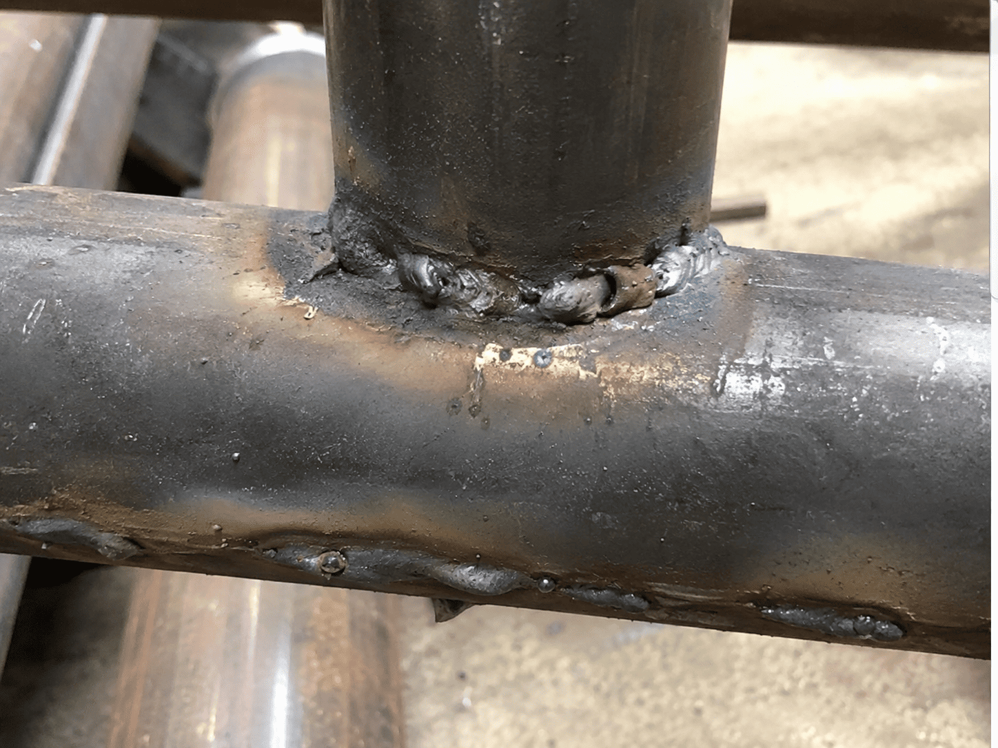 Inconsistent weld Inconsistent weld