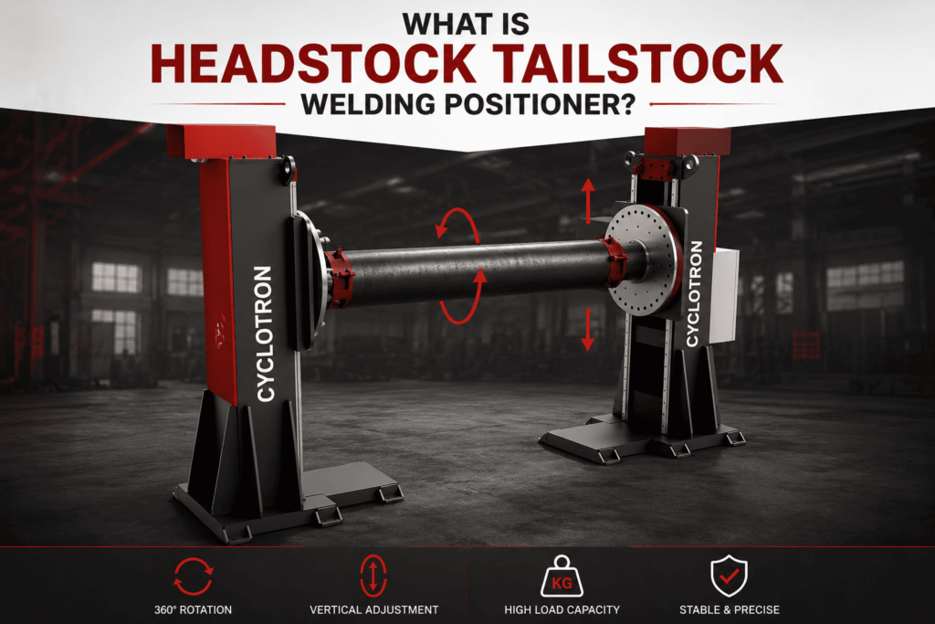 What is a headstock tailstock welding positioner