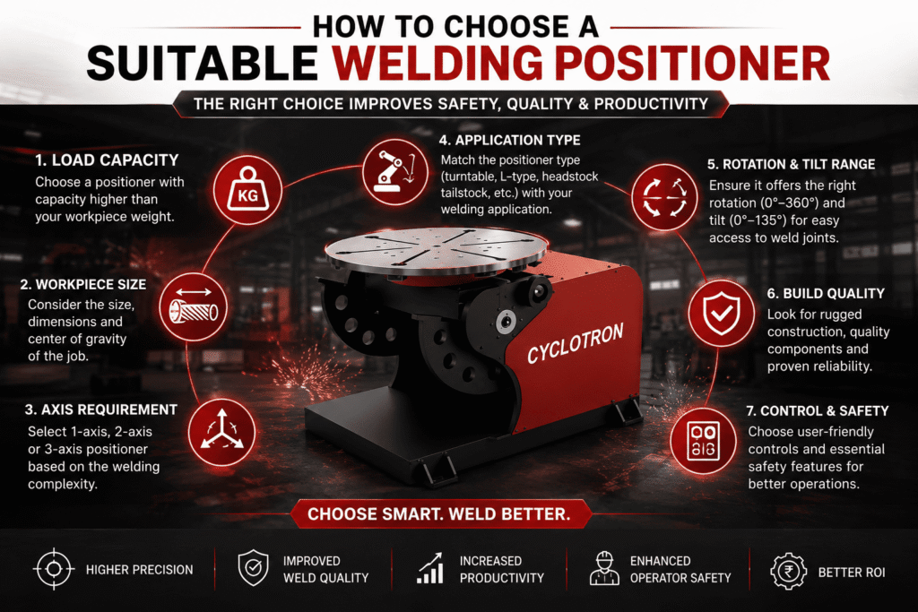 how to choose a suitable welding positioner