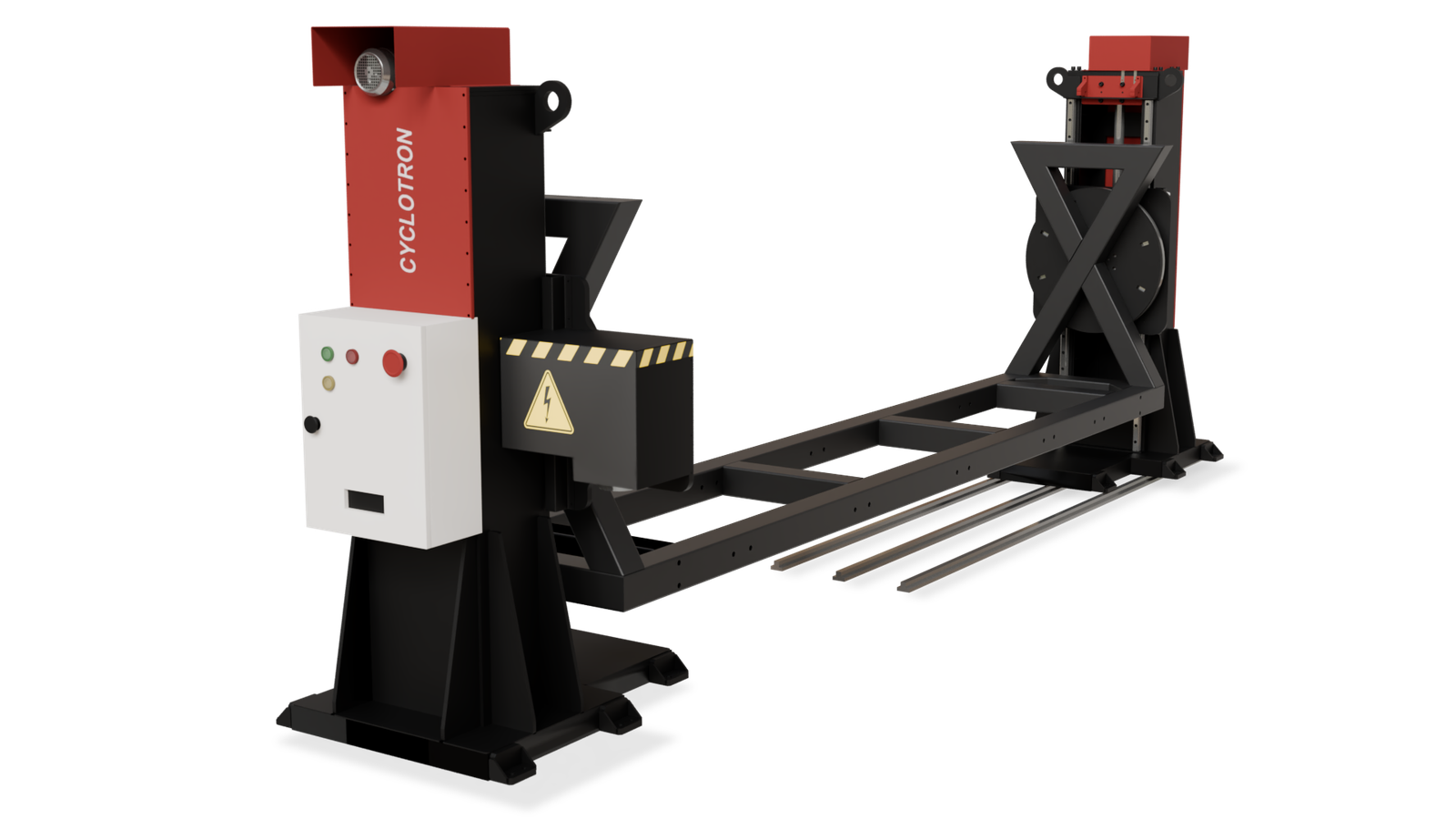 Cyclotron welding positioner
