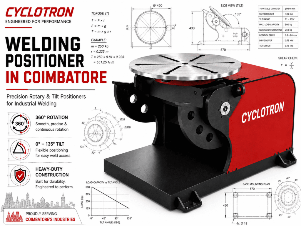 Welding positioner in coimbatore